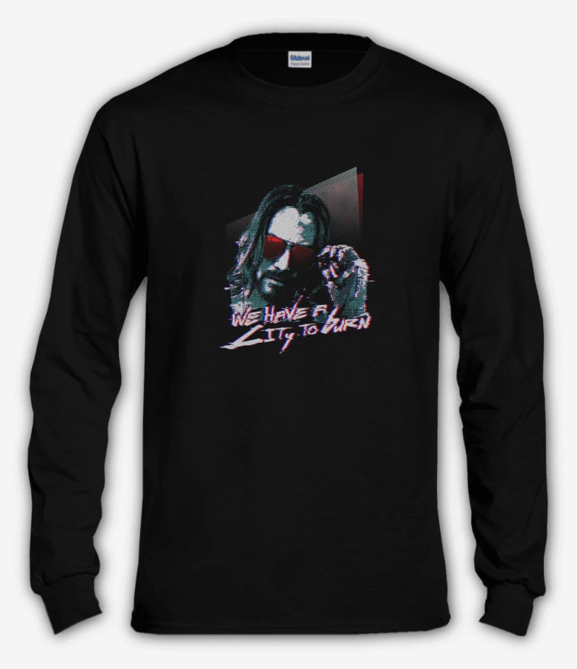Polera manga larga we have a city to burn 2