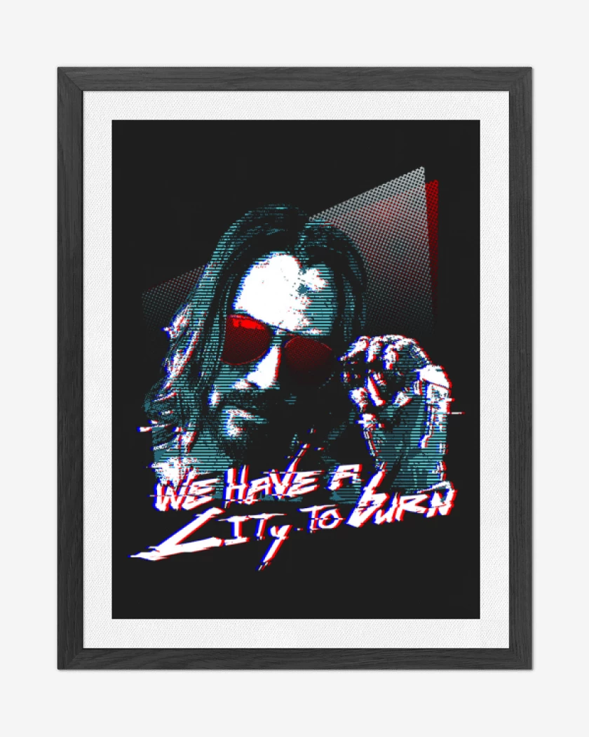 Cuadro decorativo we have a city to burn 2