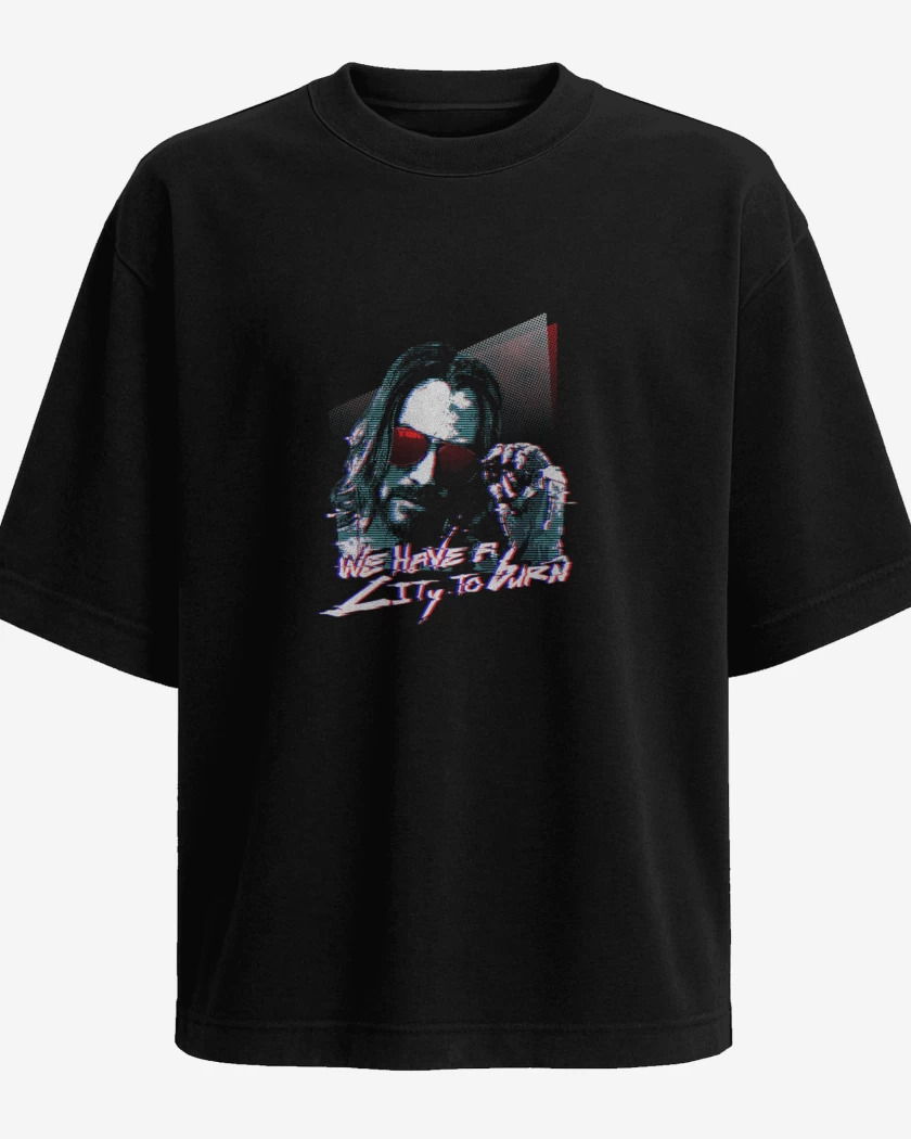 Polera Oversize we have a city to burn 2