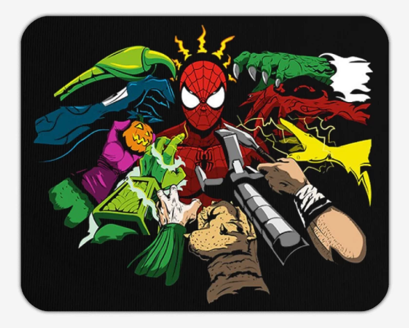 Mousepad spider enemies