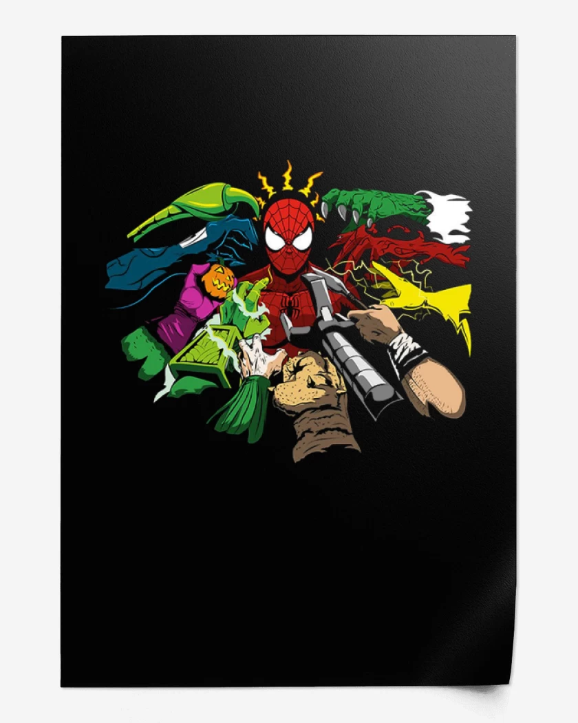 Print spider enemies