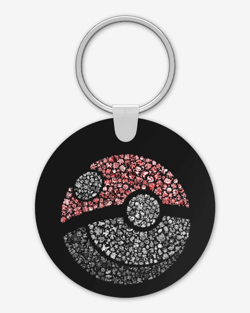 Llavero Negro de Pokeball all