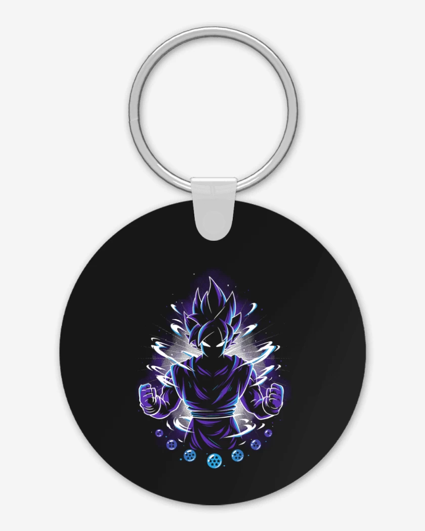 Llavero Negro de Nivel dios goku