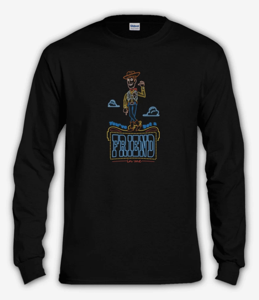 Polera manga larga Yo soy tu amigo fiel woody