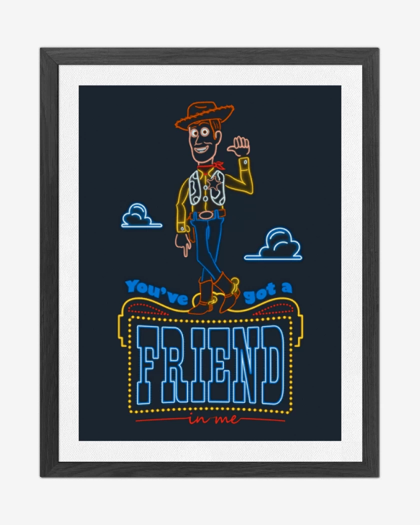 Cuadro decorativo Yo soy tu amigo fiel woody