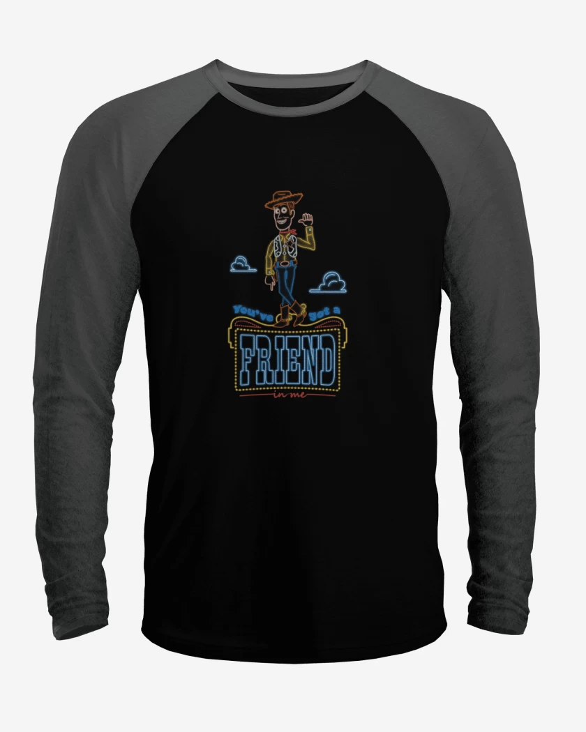 Polera Raglan Yo soy tu amigo fiel woody