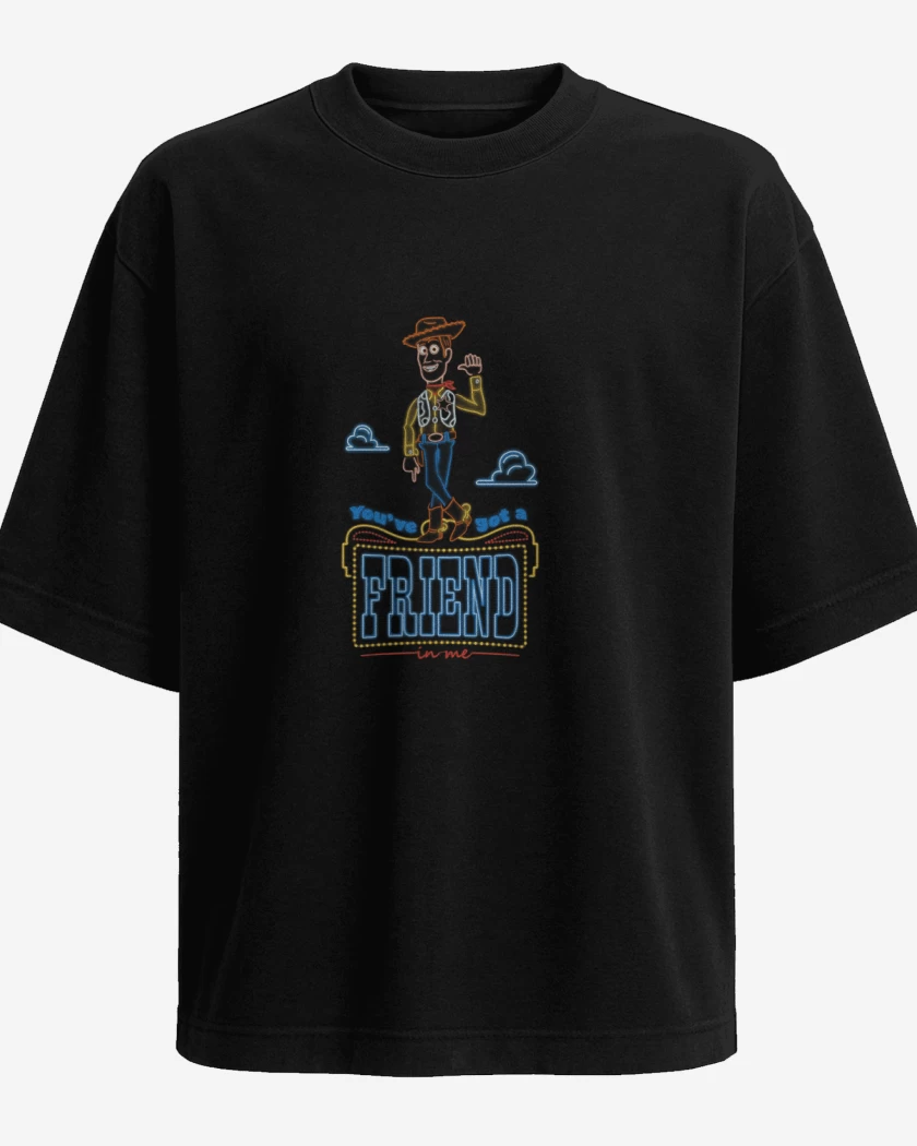 Polera Oversize Yo soy tu amigo fiel woody