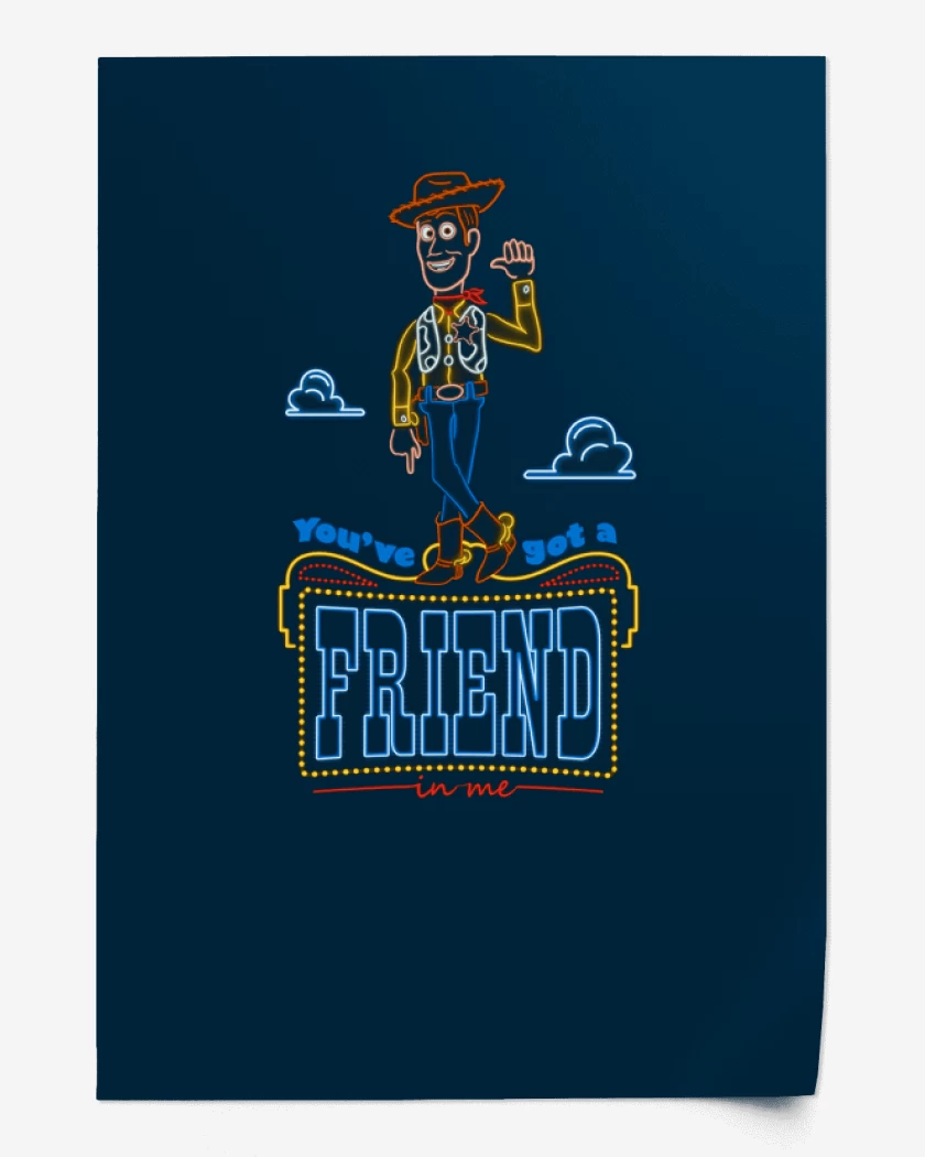 Print Yo soy tu amigo fiel woody