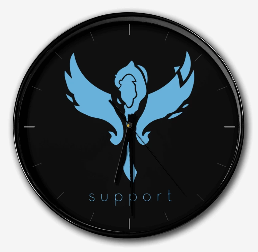 Reloj Negro de Support