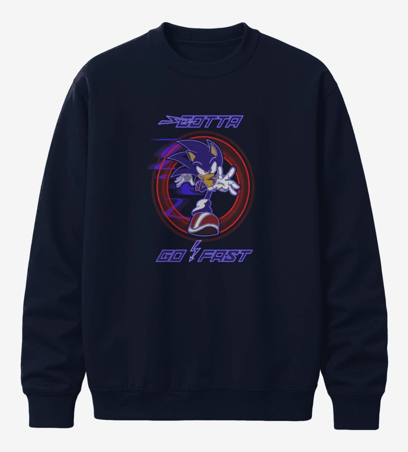 Poleron polo Sonic go fast