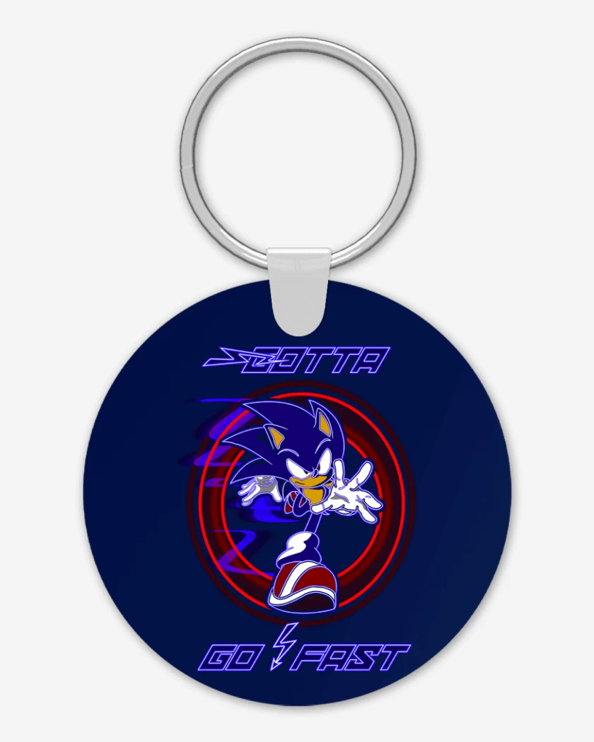 Llavero Sonic go fast