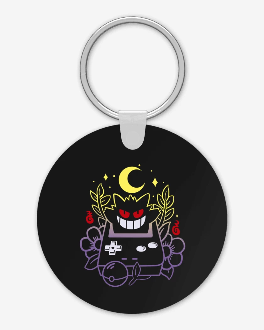 Llavero Negro de Game boy gengar 