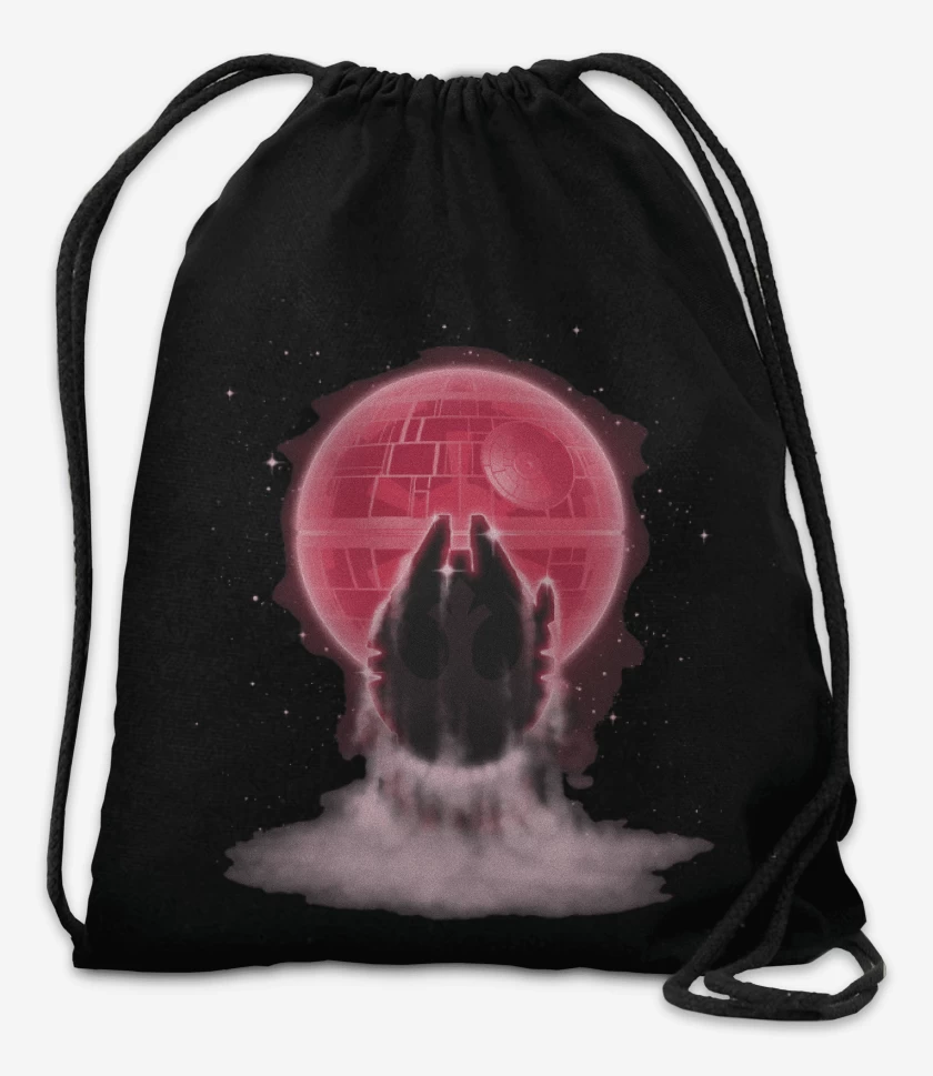 Mochila Negro de Millenial falcon red