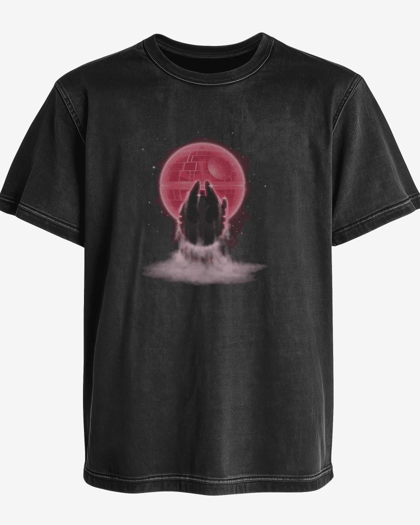 Polera desgastada Millenial falcon red