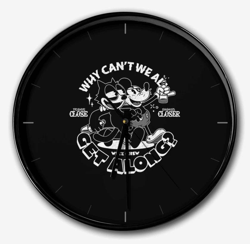 Reloj Negro de Mick y Felix