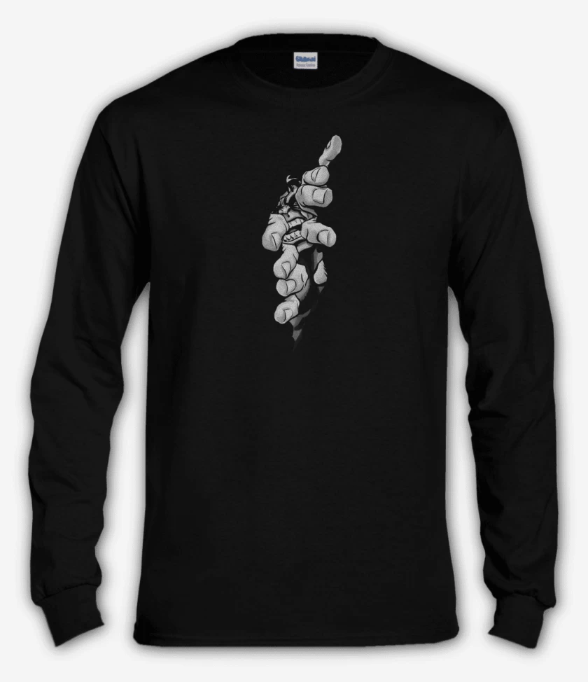Polera manga larga Negro de Hulk 5 