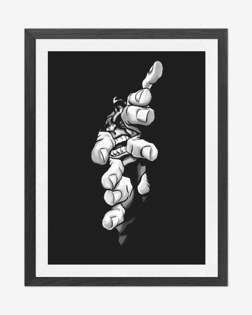 Cuadro decorativo Negro de Hulk 5 