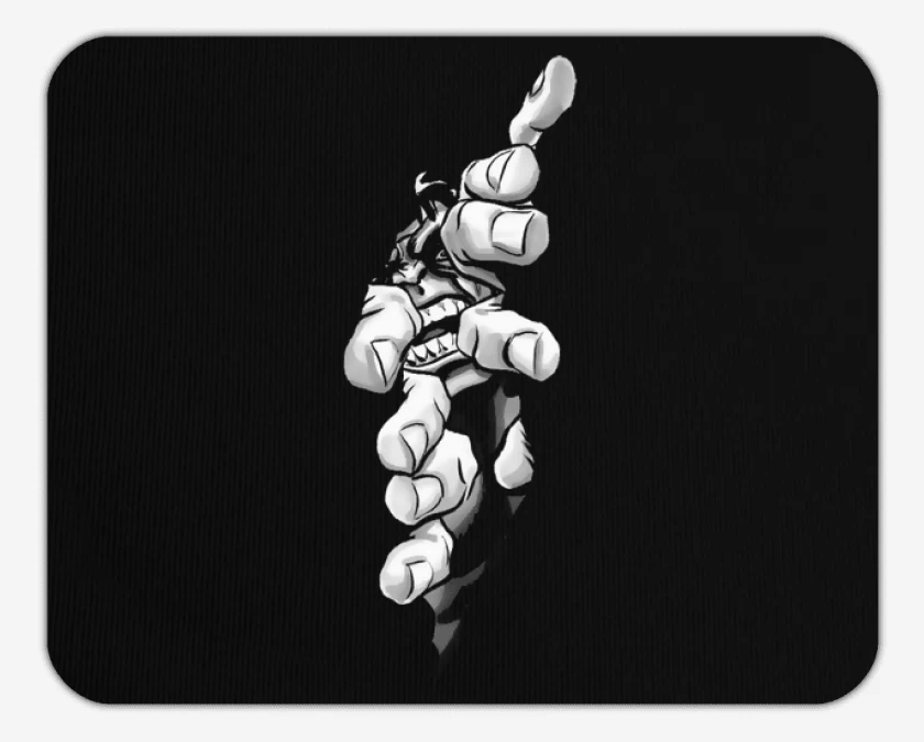 Mousepad Negro de Hulk 5 
