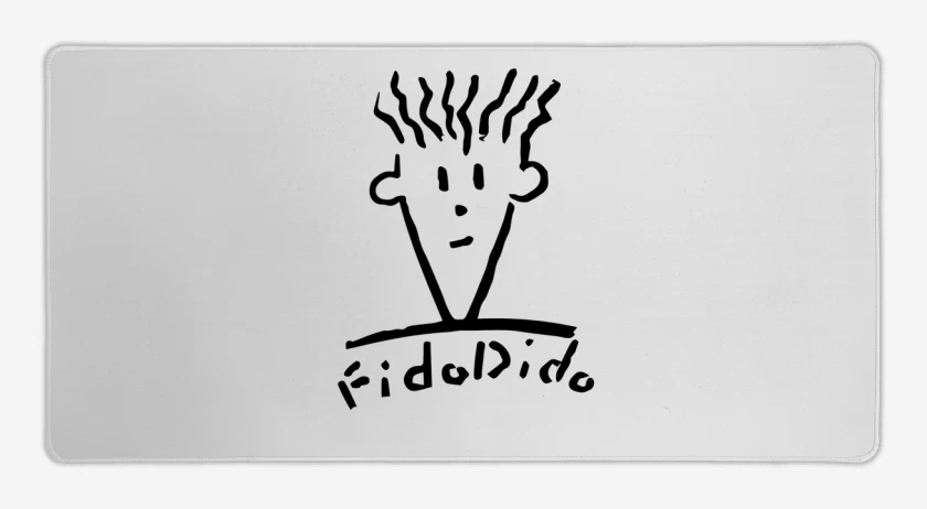 Mouse pad Gamer Blanco de Fidodido