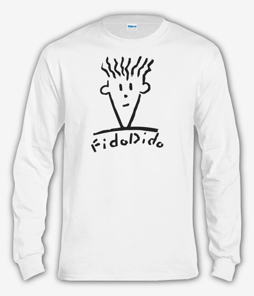 Polera manga larga Blanco de Fidodido