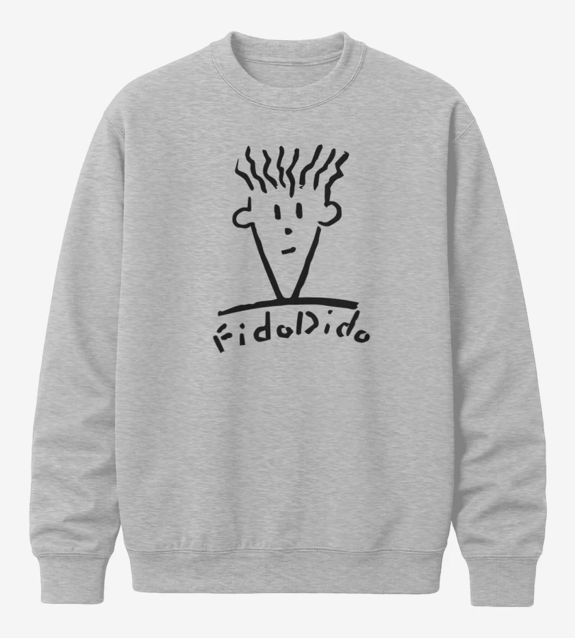 Poleron polo Gris Melange de Fidodido