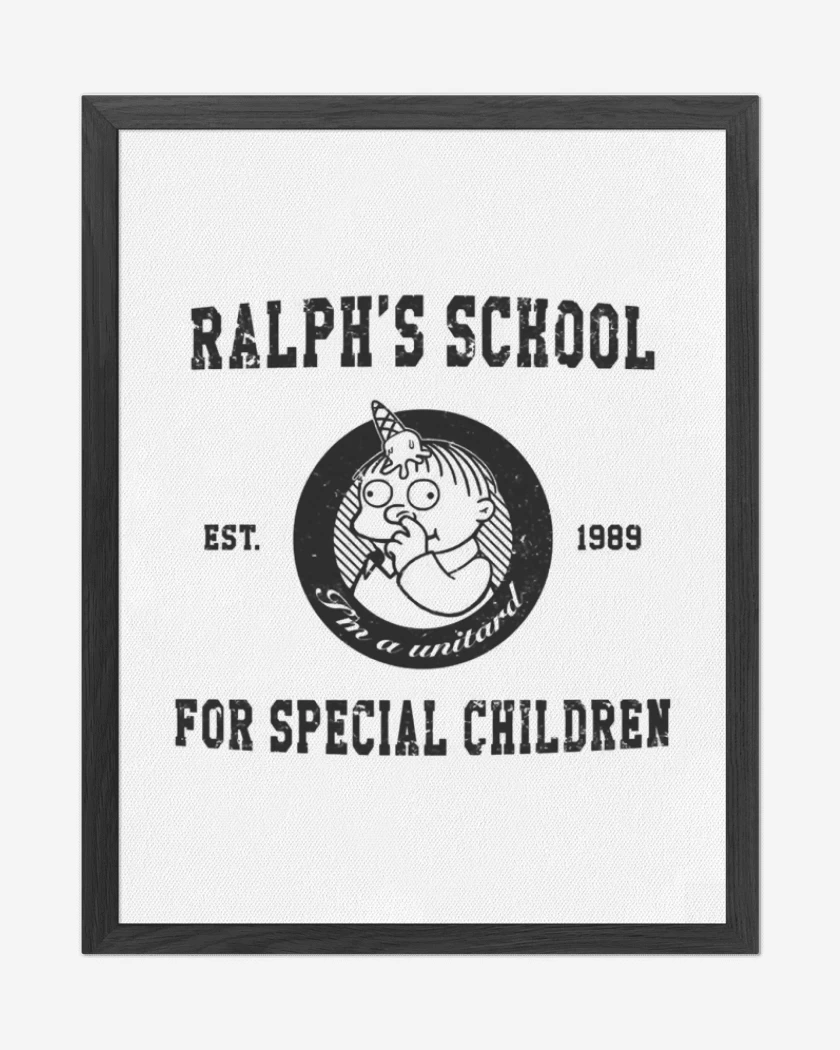 Cuadro decorativo Blanco de RALPHS SCHOOL