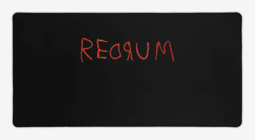 Mouse pad Gamer Negro de REDRUM 