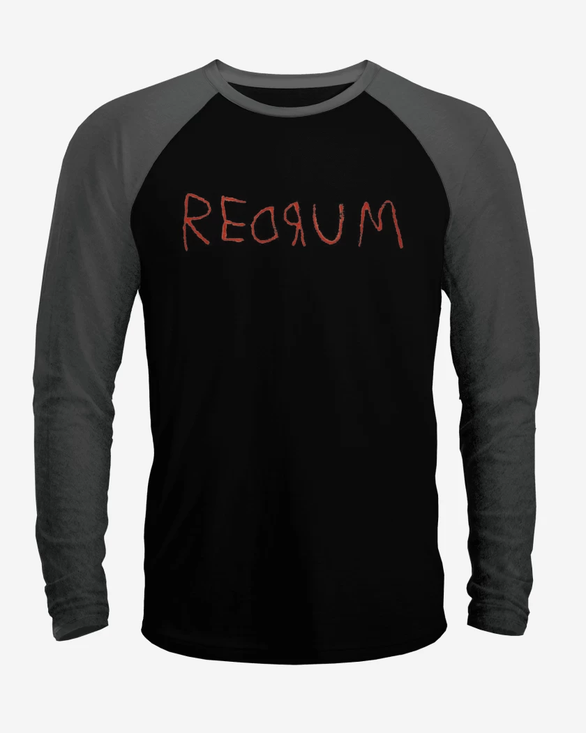 Polera Raglan Negro / Negro Heather de REDRUM 