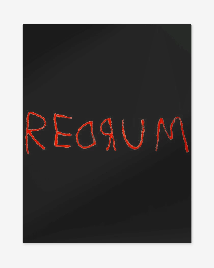 Print metalico Negro de REDRUM 