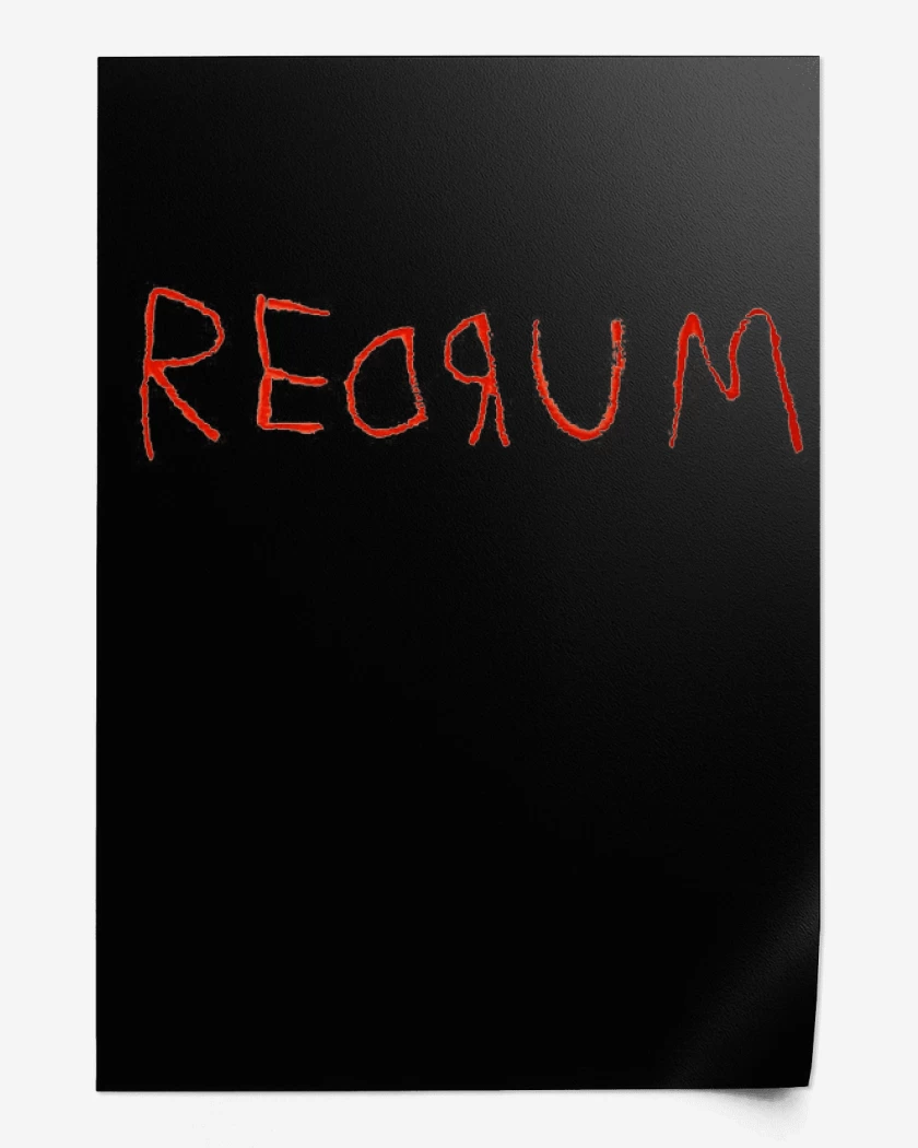 Print Negro de REDRUM 