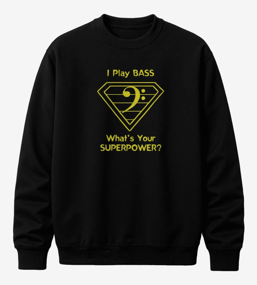 Poleron polo I play bass 