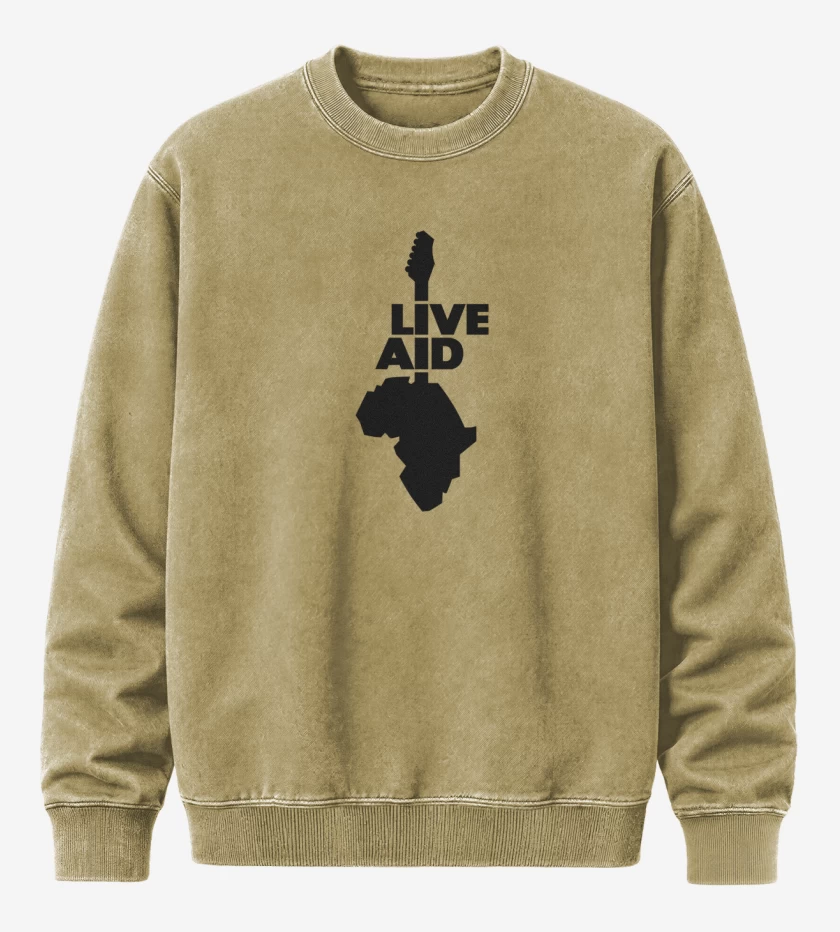 Poleron Polo Acid Wash Beige de LIVE AID 