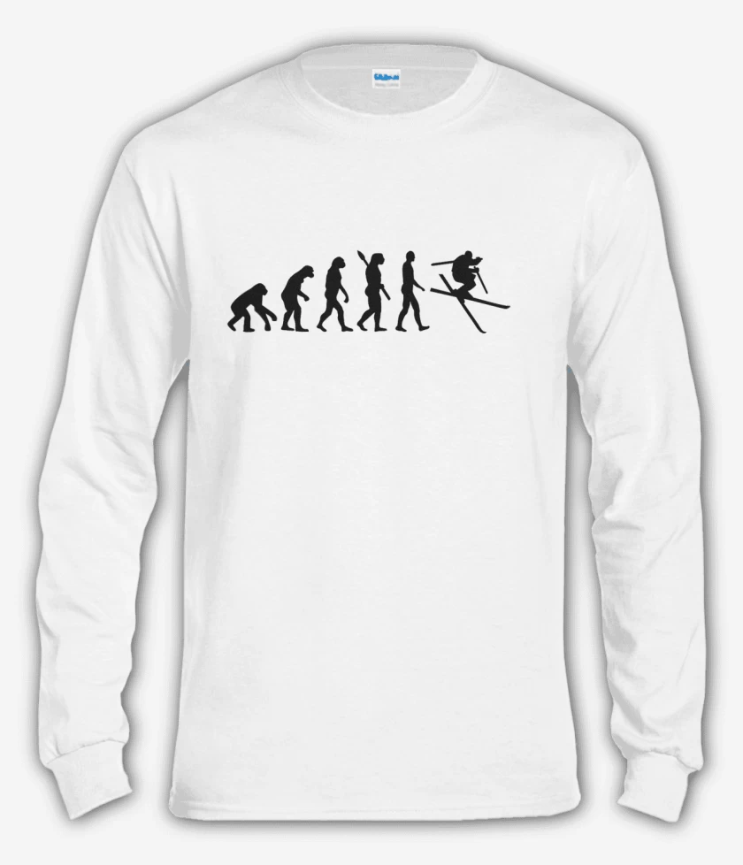 Polera manga larga Blanco de Sky man 