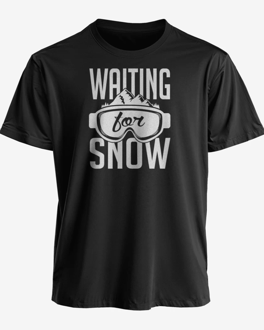Polera premium Negro de Waiting for snow