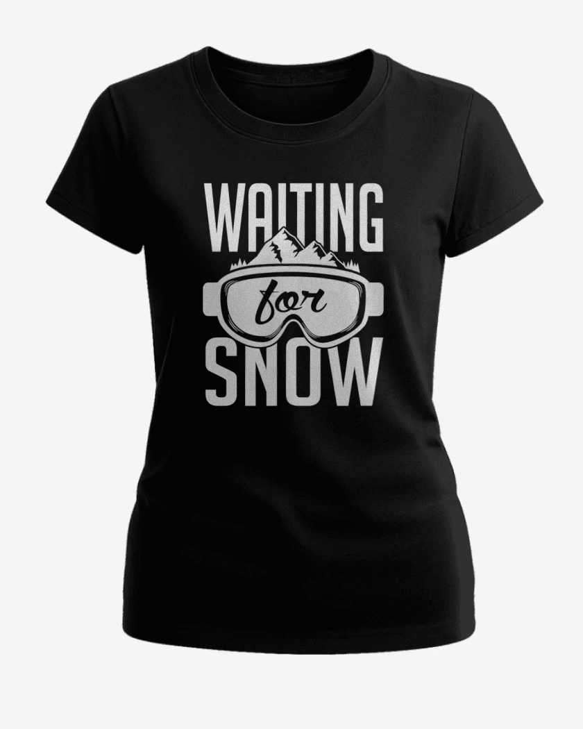 Polera de Mujer Negro de Waiting for snow