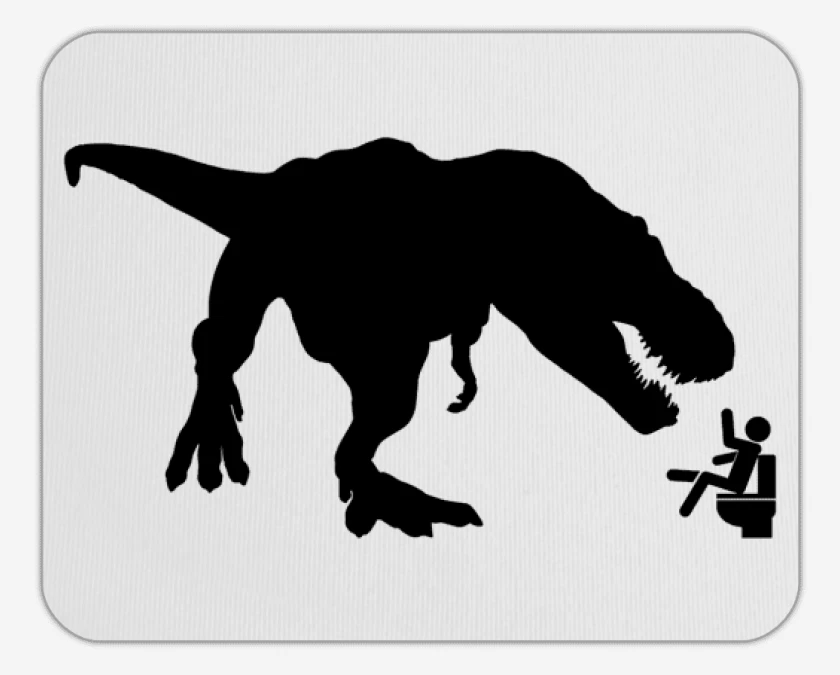 Mousepad Blanco de Rex 2 