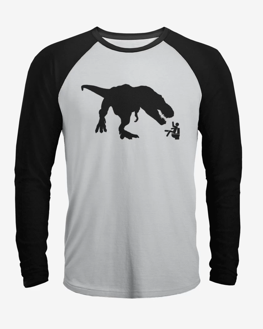 Polera Raglan Blanco / Negro de Rex 2 