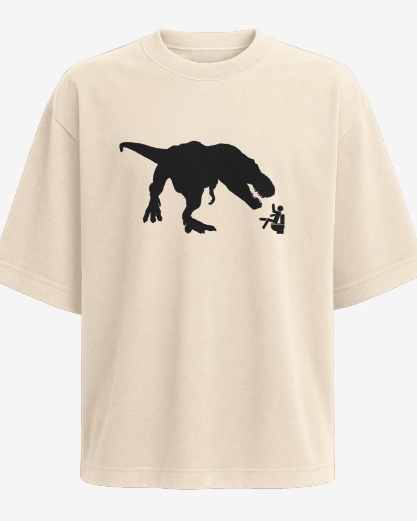 Polera Oversize Beige de Rex 2 