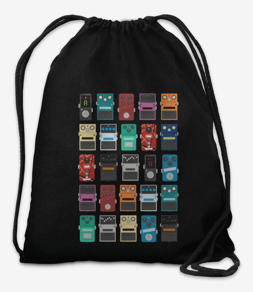 Mochila Negro de Pedales