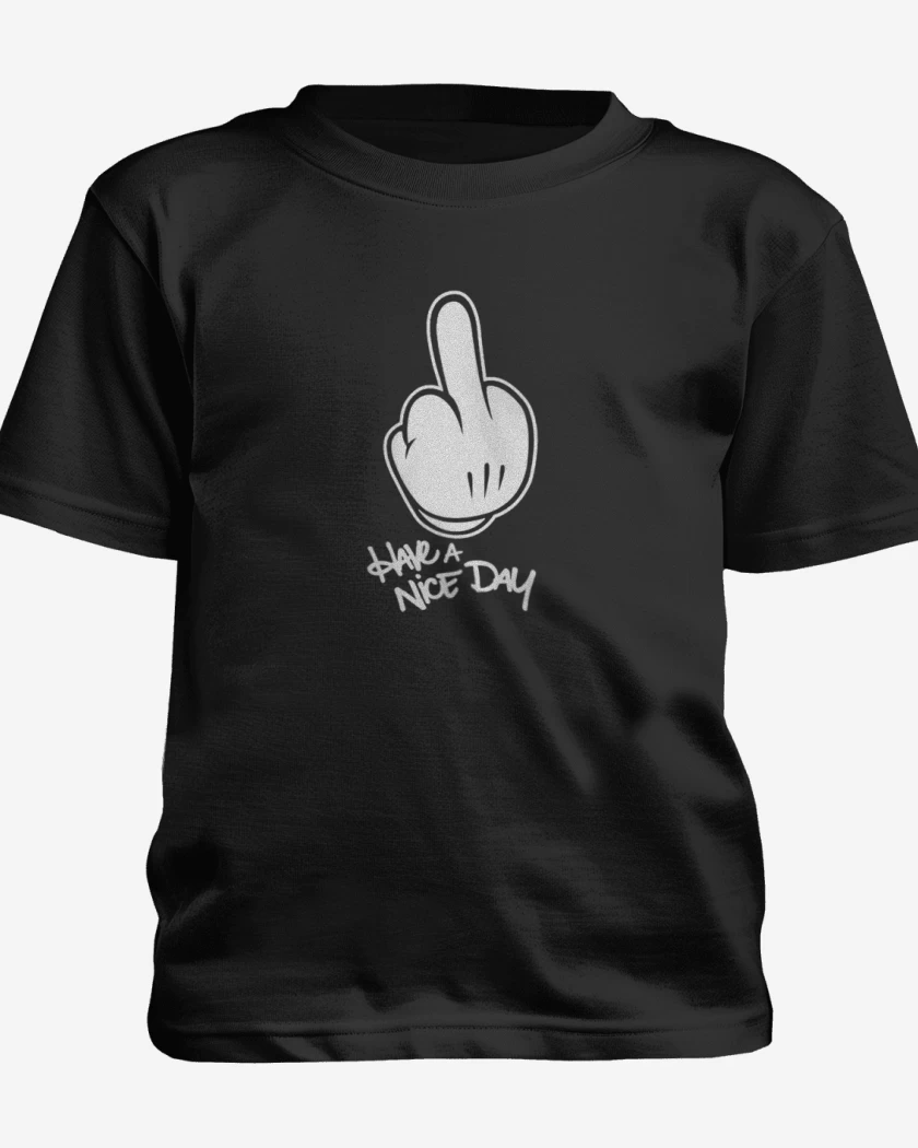 Polera de niño Negro de Que tengas un lindo dia 