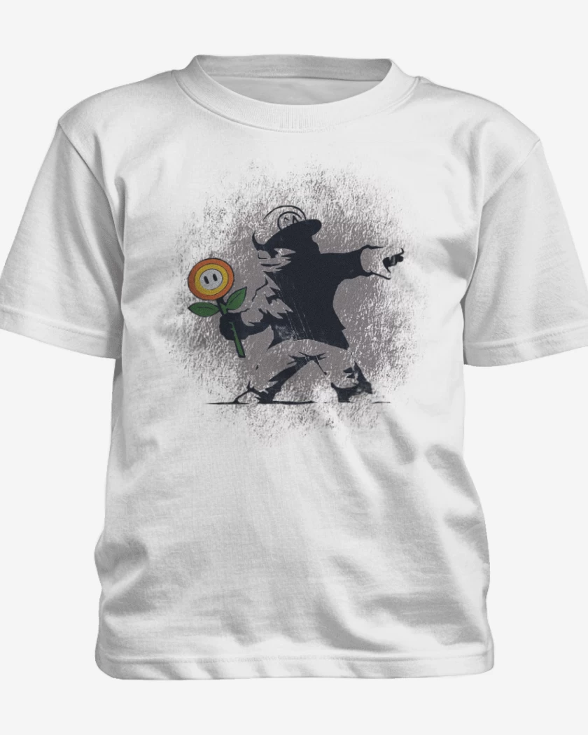Polera de niño Blanco de encapubigote