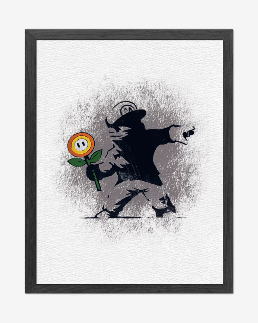 Cuadro decorativo Blanco de encapubigote