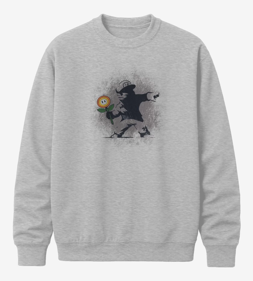 Poleron polo Gris Melange de encapubigote