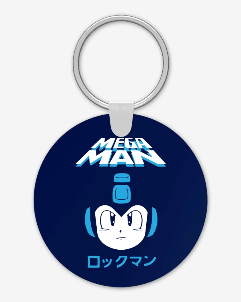 Llavero Azul Marino de Megaman 4 