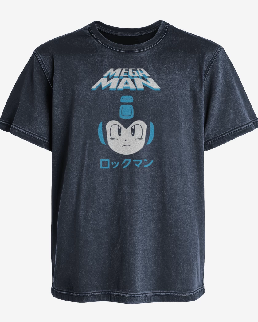 Polera desgastada Megaman 4 