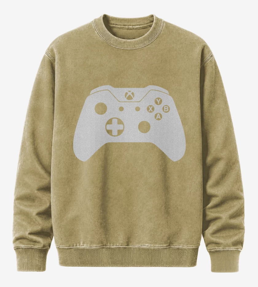 Poleron Polo Acid Wash Beige de Joystick xbox one