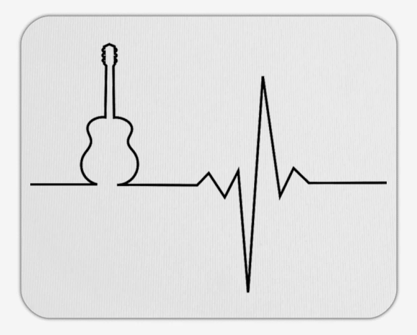 Mousepad Latido Guitarra 