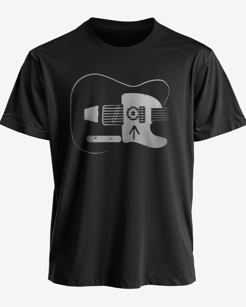 Polera Guitar Grunge 