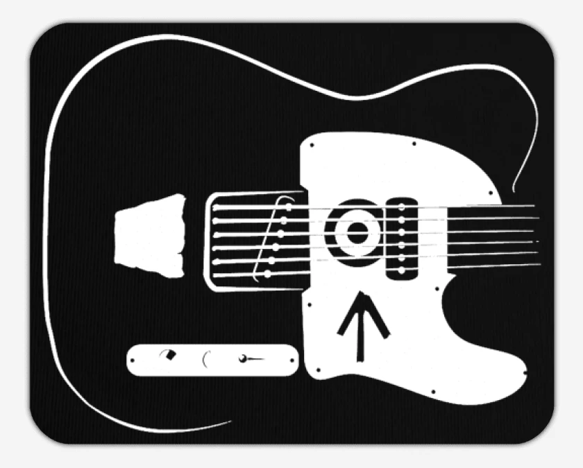 Mousepad Guitar Grunge 