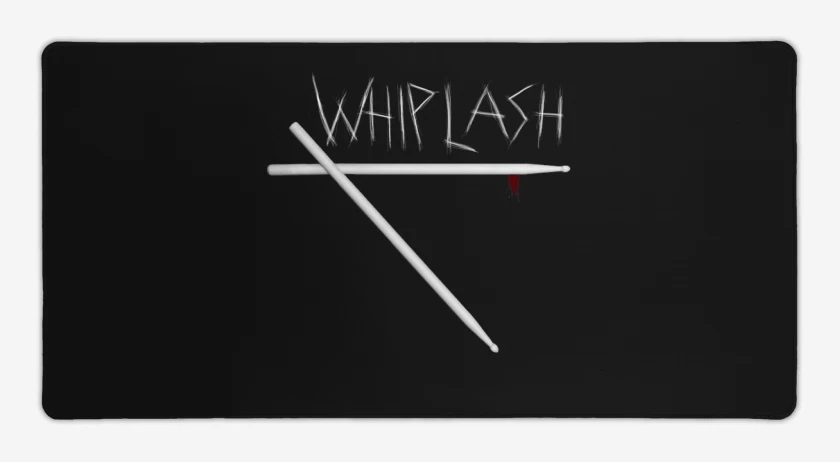 Mouse pad Gamer Negro de Whiplash Baquetas